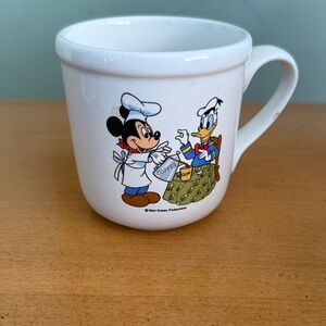 Disney Chef Mickey and Donald White Mug